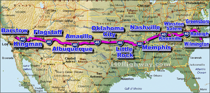 i-40 Traffic-Travel Conditions